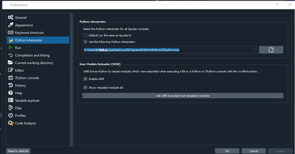 How to install python package in Spyder standalone