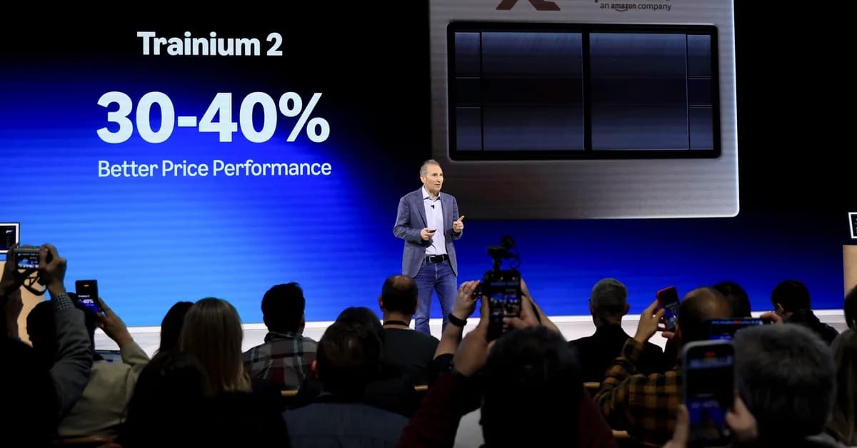 Amazon the chip company? Tech giant says it may sell AI chips as a product, not just a cloud service