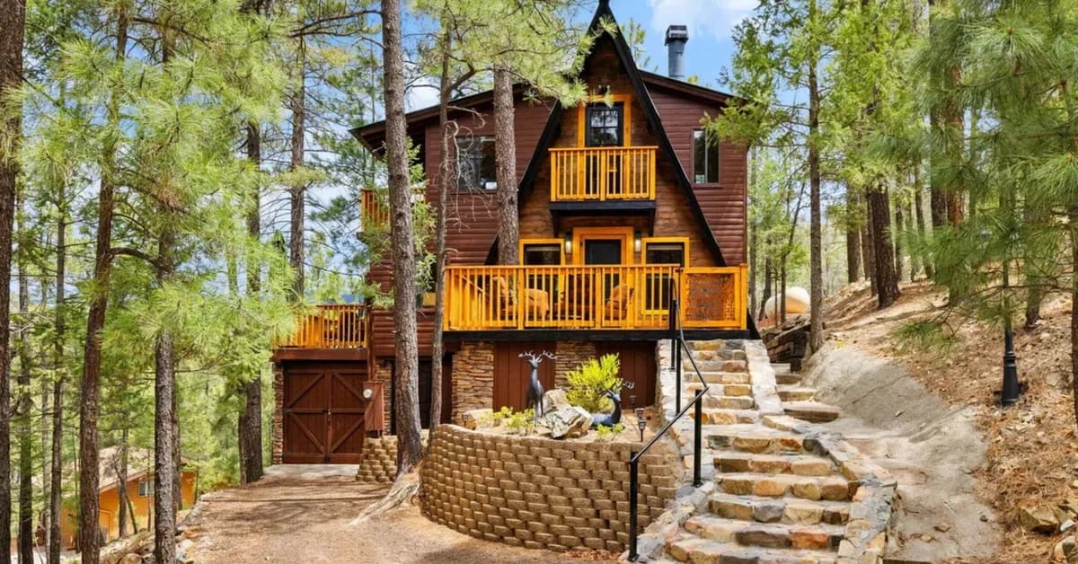 'Arizona's Best-Kept Secret' Is a Quaint A-Frame in Prescott's High-Country Forest-Available for Less Than $500K