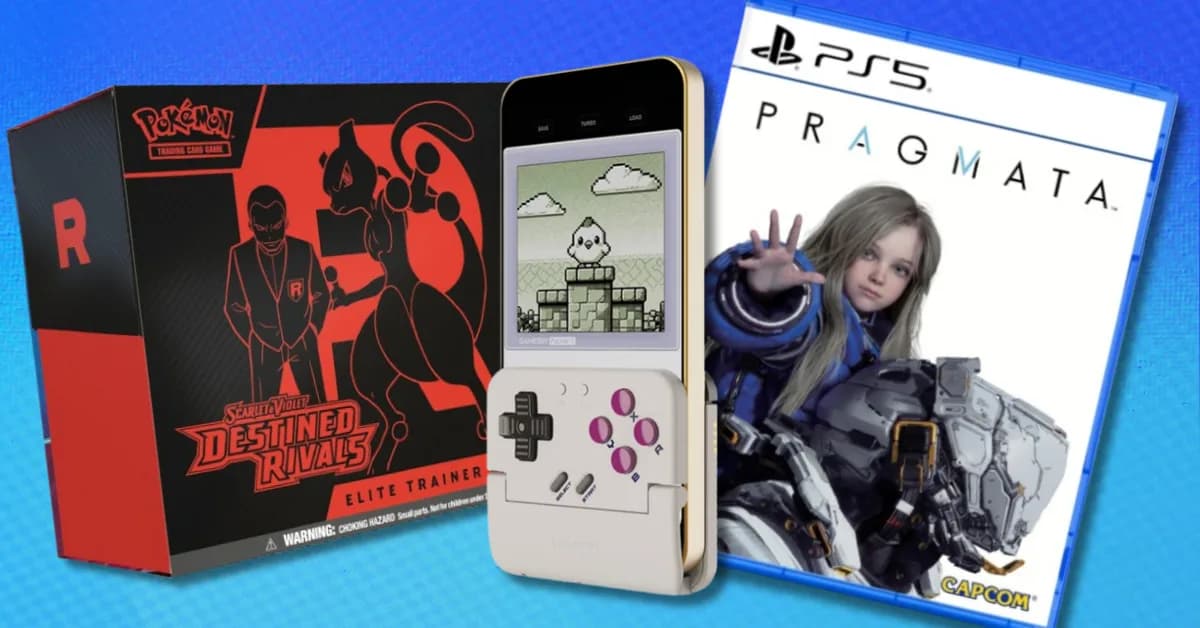 Today's Top Deals: Pokémon Destined Rivals ETB, Pragmata for PS5, GameSir Pocket Taco Mobile Controller