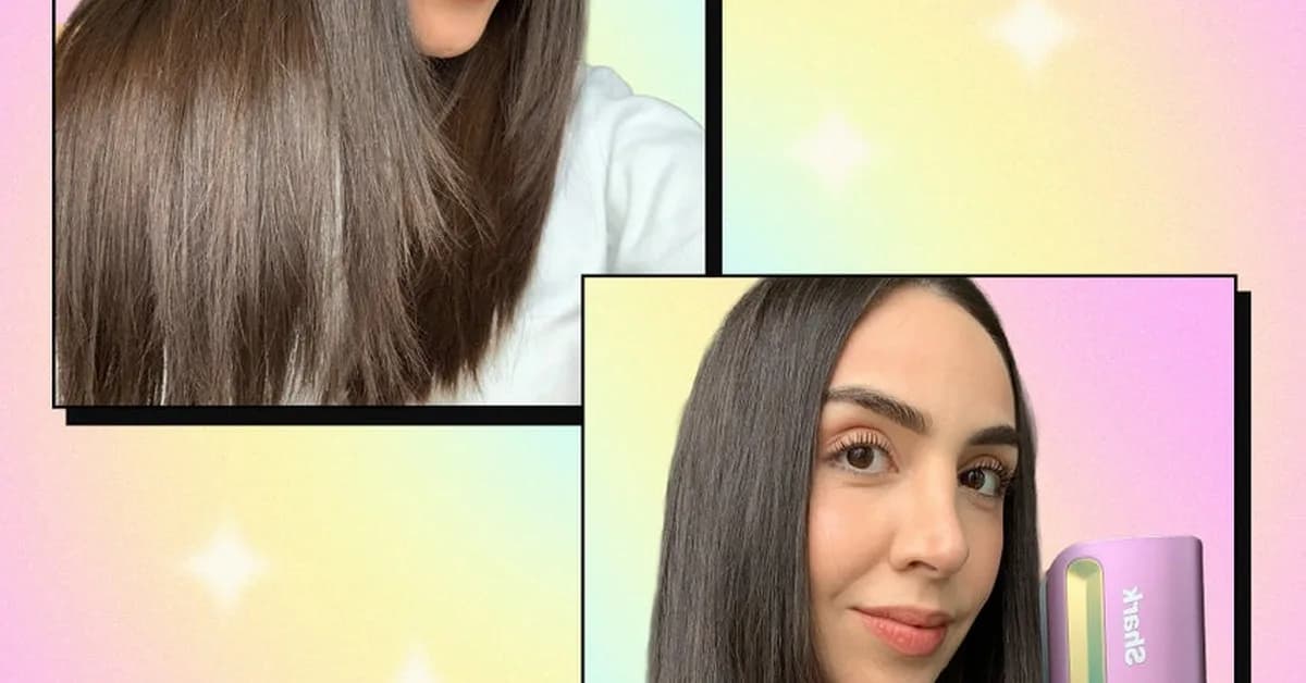 Shark's New SilkiPro Made My Wavy Hair Straight & Glossy In Minutes