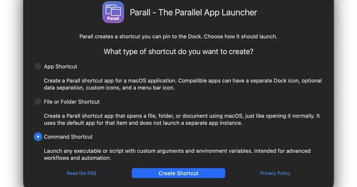 How to Turn a Go GUI App into a Mac App with Parall