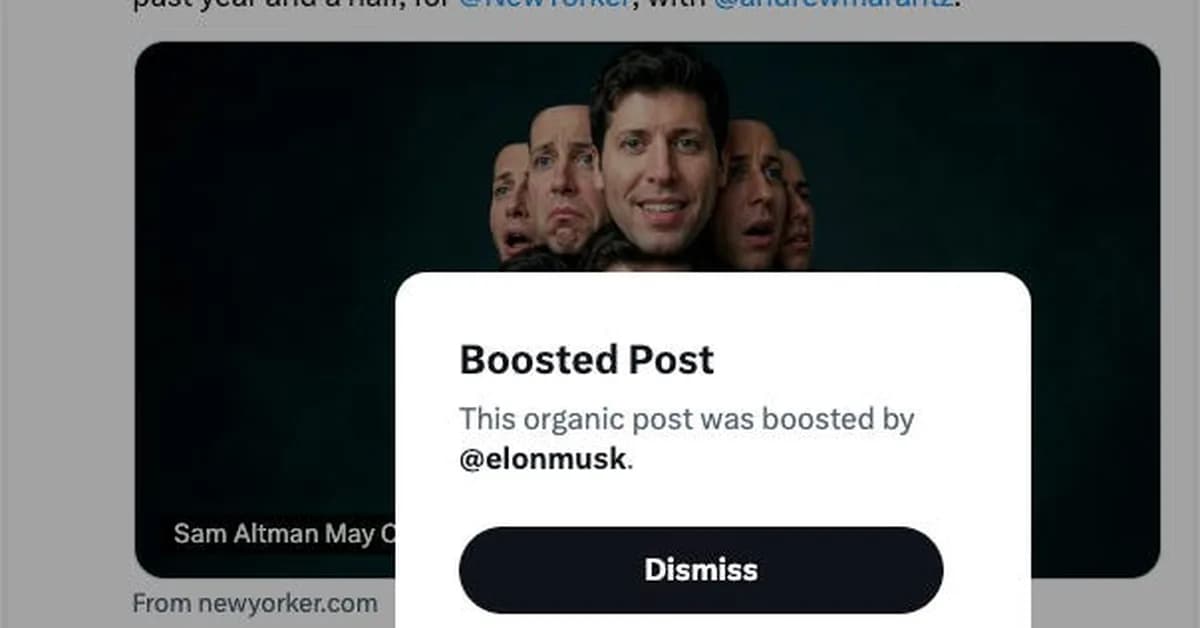 Elon Musk really wants to make sure you've read Ronan Farrow's Sam Altman investigation