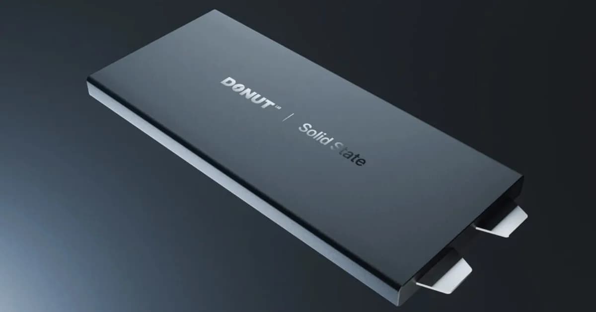 Donut Lab's 'miracle' solid-state battery confirms 0-80% charge in 4.5 min - but there's a catch