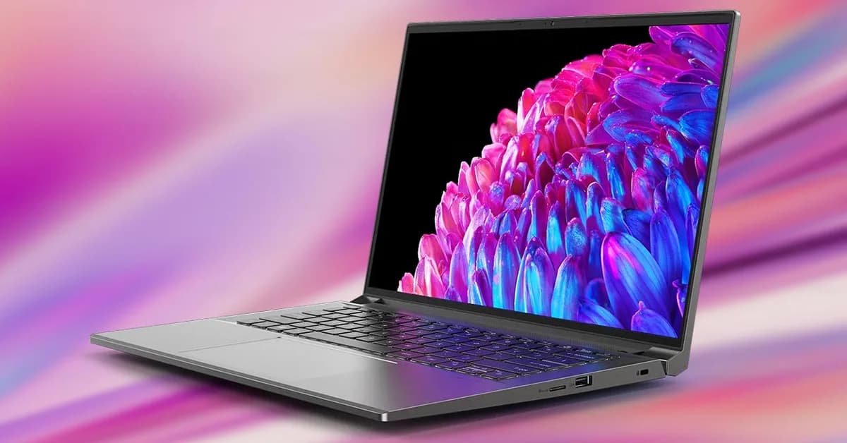 Save $600 off the 3.5-Pound Acer Swift X 14.5" OLED Laptop with RTX 4060 Discrete Graphics