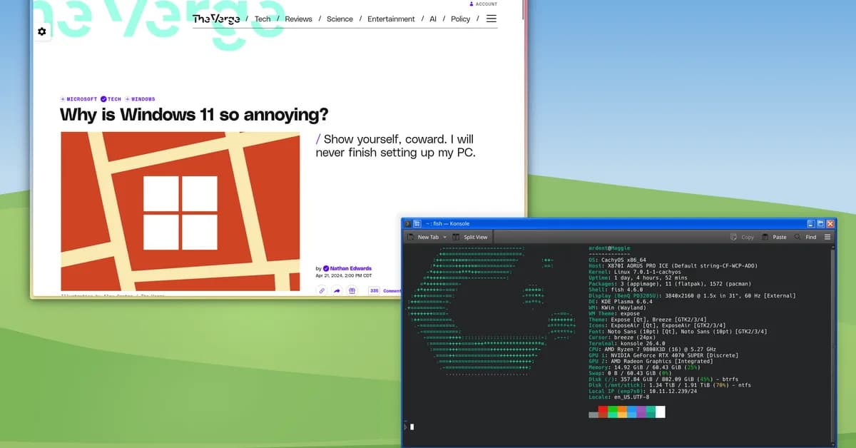 After three months on Linux, I don't miss Windows at all