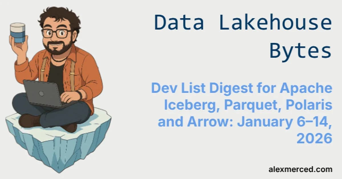 Apache Data Lakehouse Weekly: April 9-15, 2026