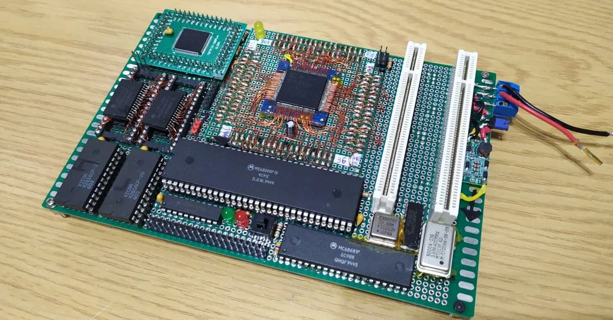 Homebrew 68K Machine Has A PCI Bus