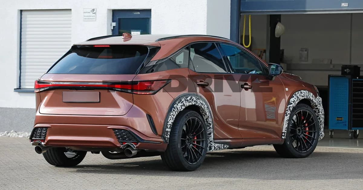 Lexus RX Is About To Get a Lot Less Boring