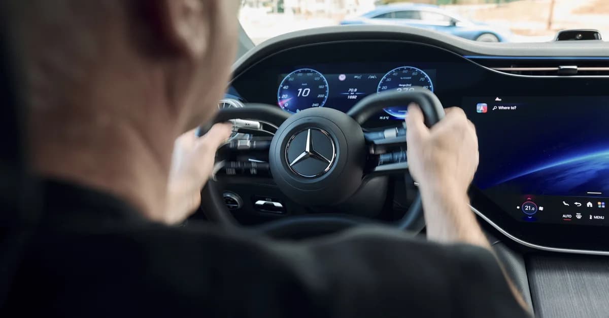 Mercedes adds steer-by-wire - and a dang steering yoke - to the EQS