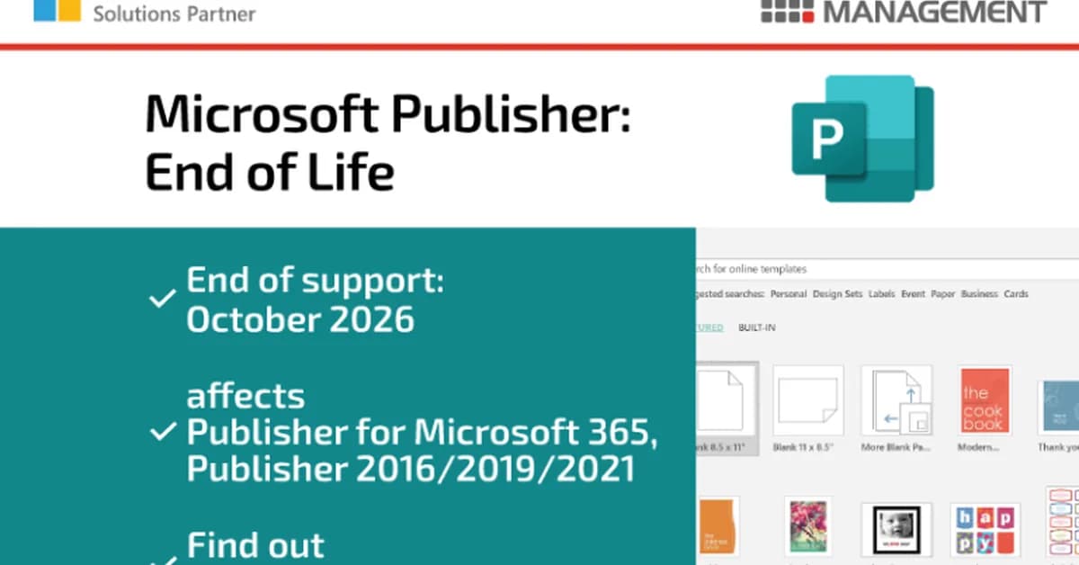 Microsoft Begins Warning Users Ahead of Publisher Retirement in October 2026