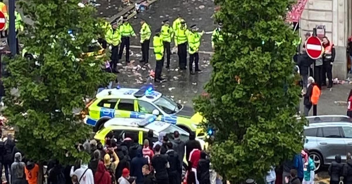 UK police question suspect after car hits pedestrians in English city