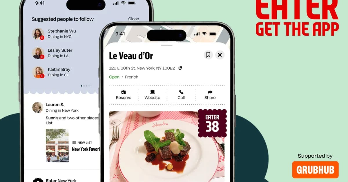 The Eater App Just Got a Lot Better