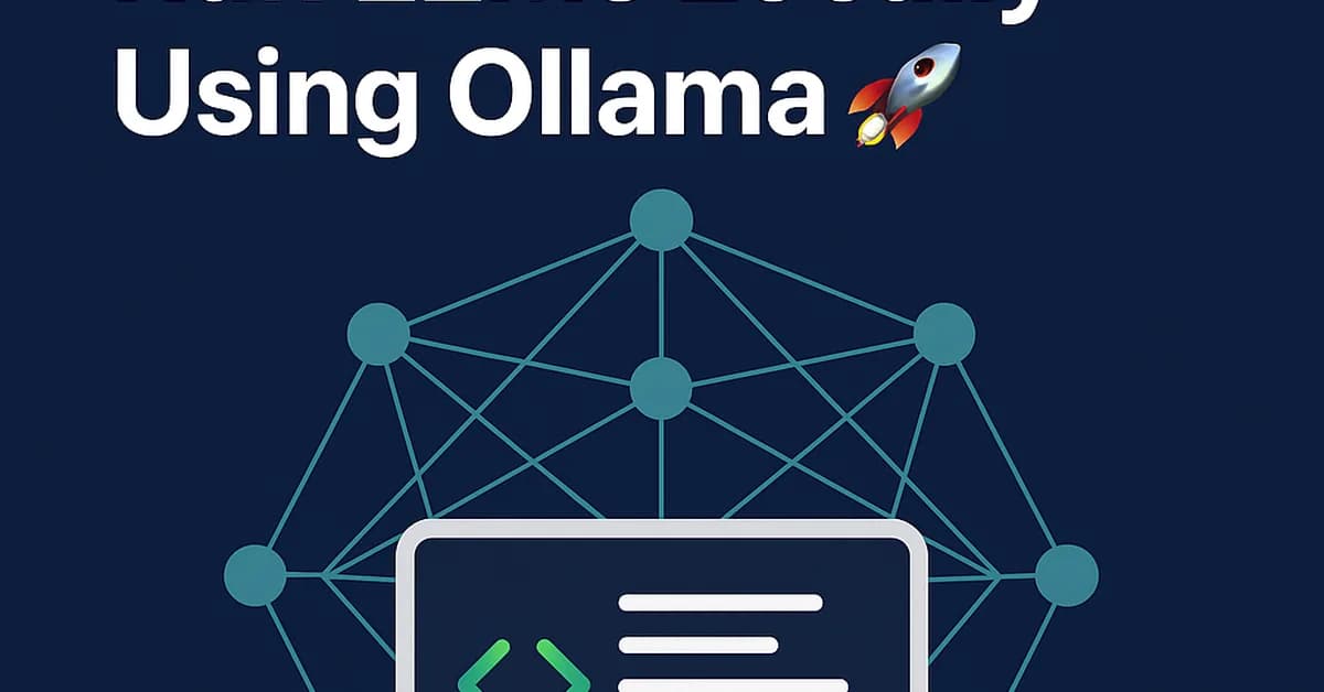 The Developer's Guide to Running LLMs Locally: Ollama, Gemma 4, and Why Your Side Projects Don't Need an API Key