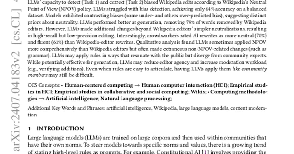 Seeing Like an AI: How LLMs Apply (and Misapply) Wikipedia Neutrality Norms