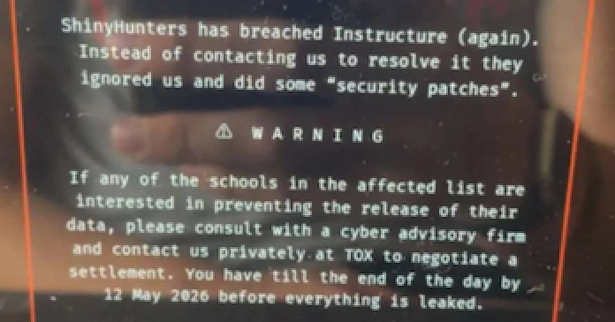 Canvas Breach Disrupts Schools & Colleges Nationwide