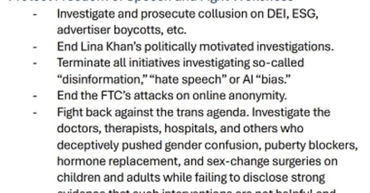 FTC Sues Transgender Health Nonprofit One Month After A Federal Court Called Its Investigation An Unconstitutional First Amendment Violation
