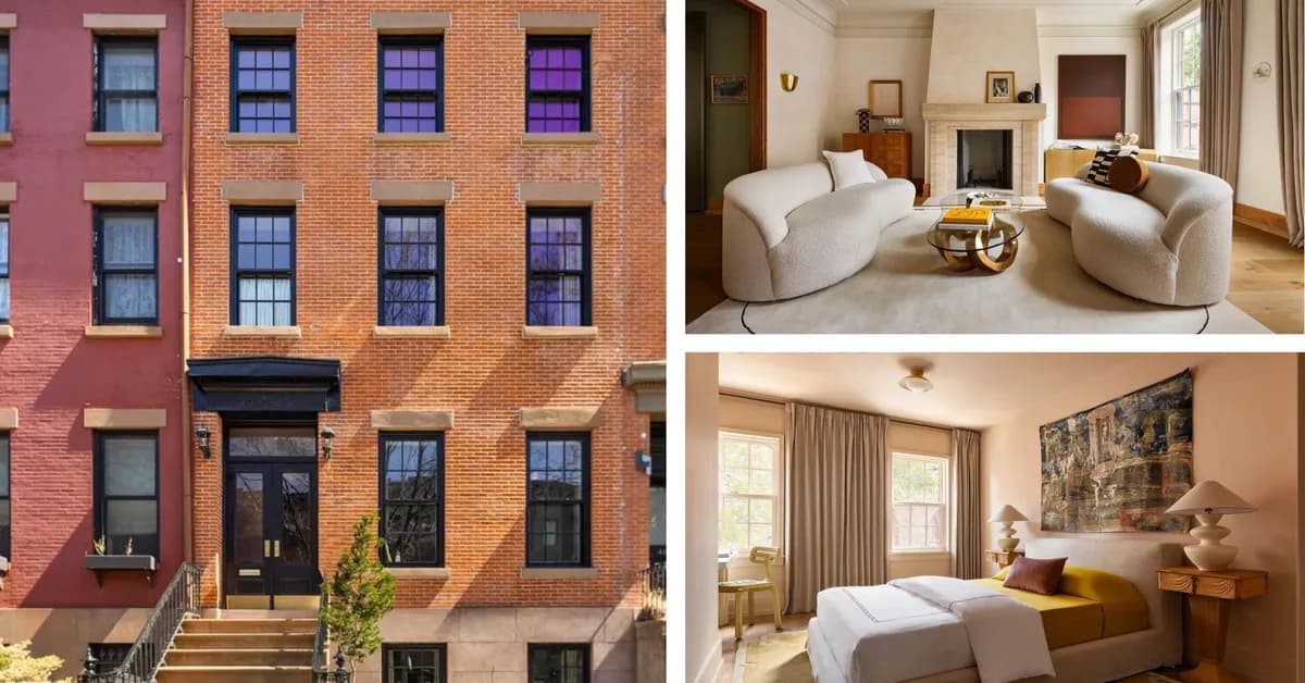 This 180-Year-Old Cobble Hill Townhouse Has Been Reimagined Into a $14 Million Modern Masterpiece