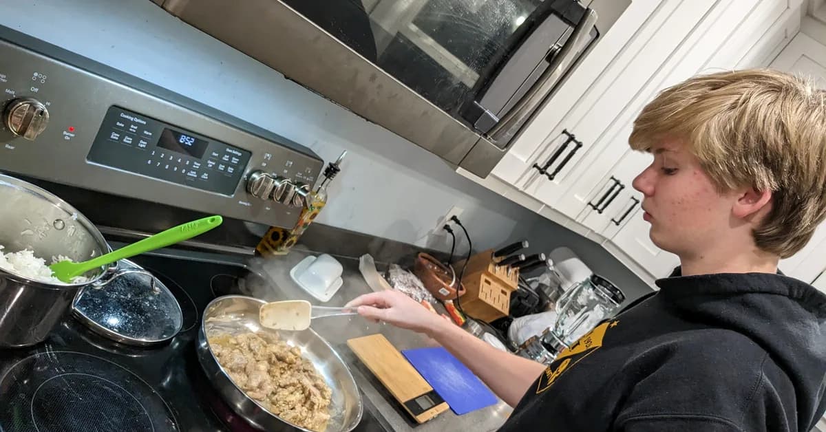 When we got married, my husband and I fell into traditional roles. Now, we're teaching our kids how to be more equal with their future partners.