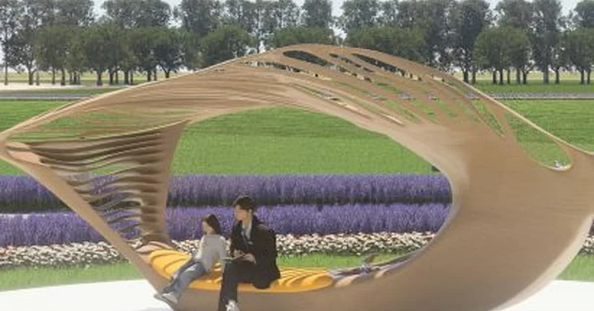 Outdoor seating with bird nesting zone among projects from the American University in Dubai