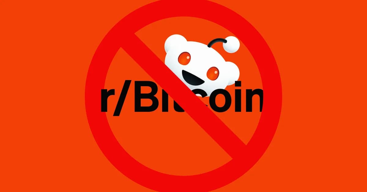 Reddit moderator bans Knots leader from r/Bitcoin