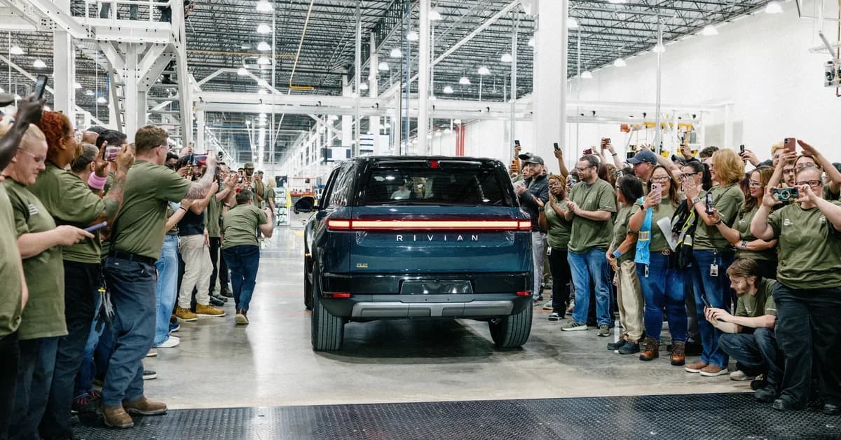 Rivian begins production on the R2 electric SUV