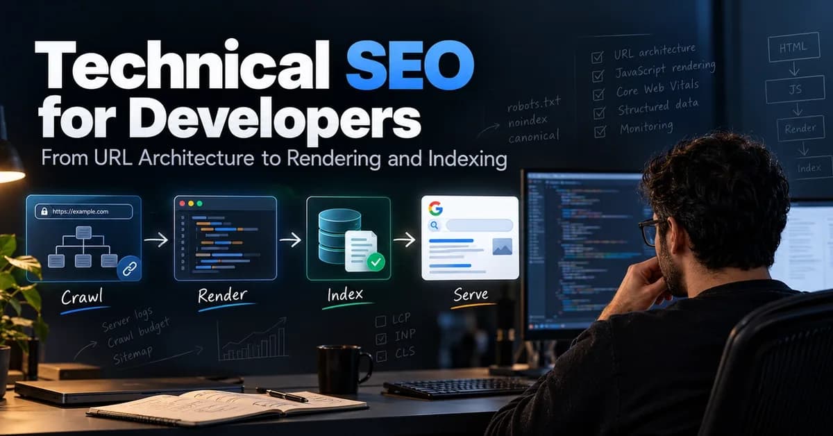 Technical SEO for Developers: From URL Architecture to Rendering and Indexing