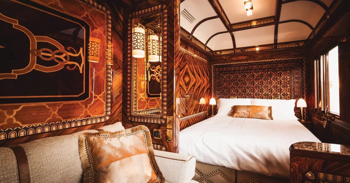 Inside first-class train travel around the world, from private suites to gourmet meals