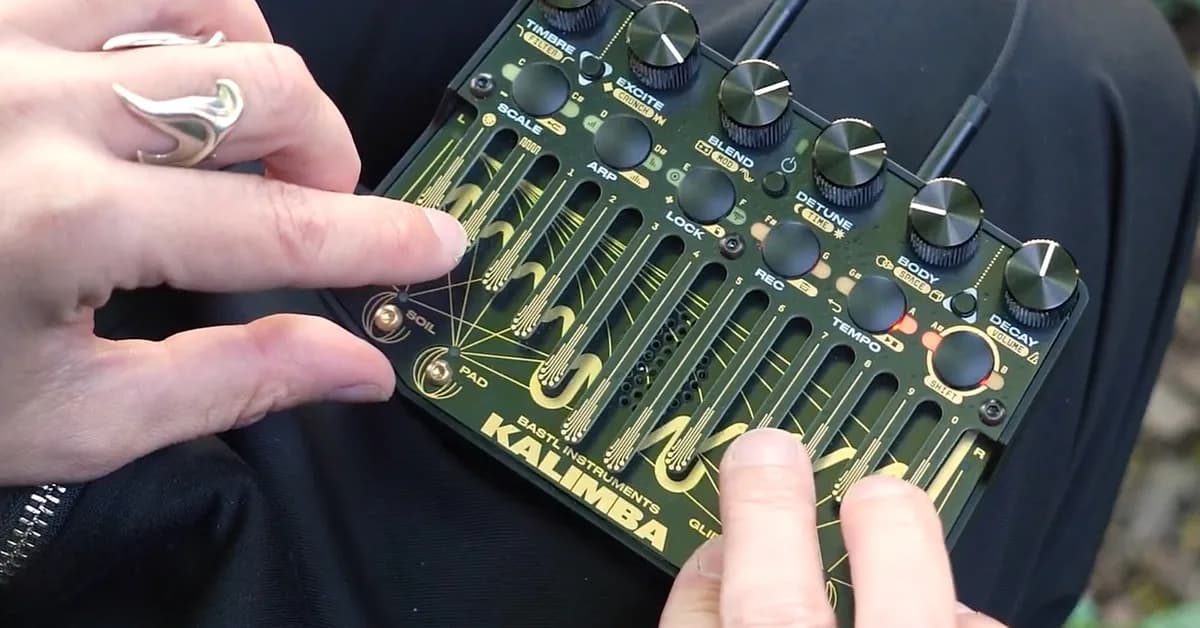 The Bastl Kalimba is a wild synth that thinks it's a thumb piano