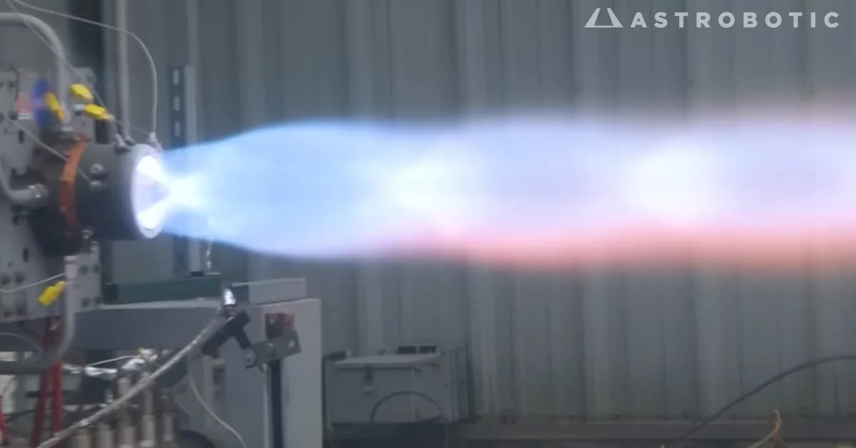 Just Look at the Spiral Exhaust Flame Thrown by This Rotating Detonation Rocket Engine