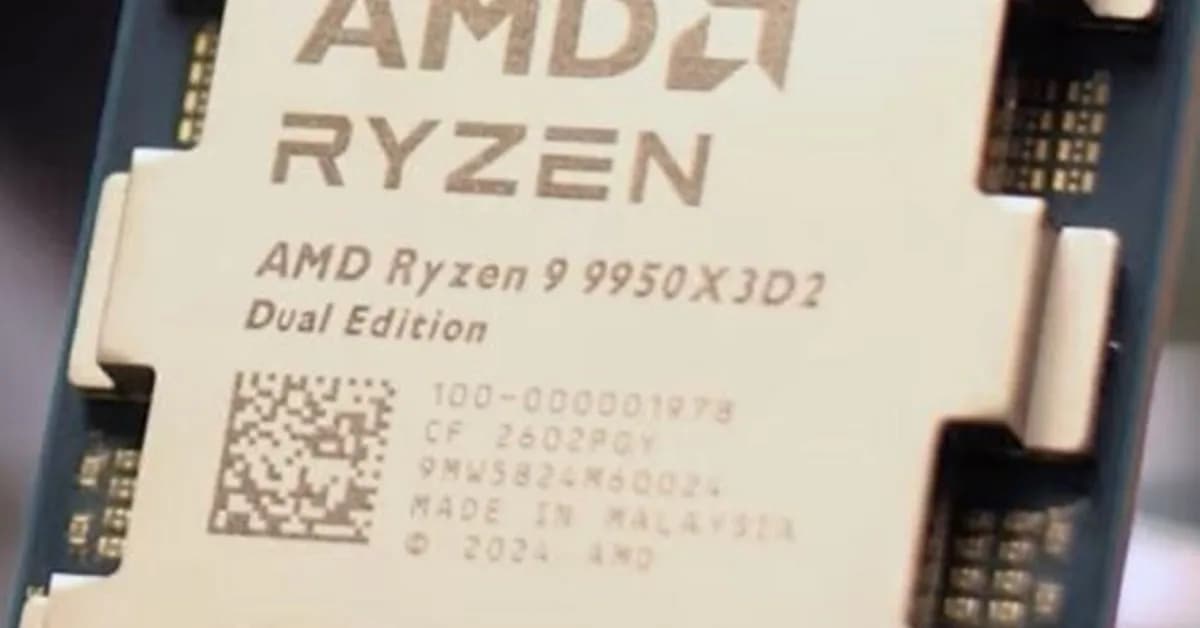 AMD's Ryzen 9 9950X3D2 Dual Edition crams 208MB of cache into a single chip