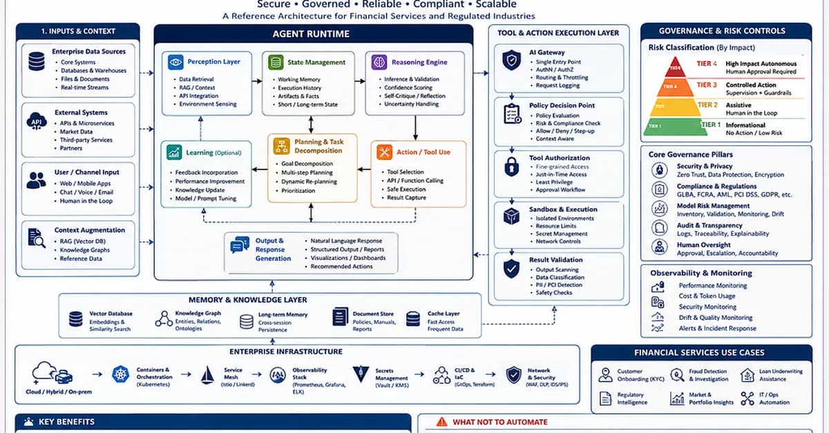 Enterprise Agentic AI Architecture: From LLM to Production-Grade Autonomous Agents
