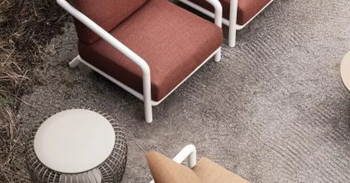 Soleva outdoor furniture by Vincent Van Duysen for Molteni&C