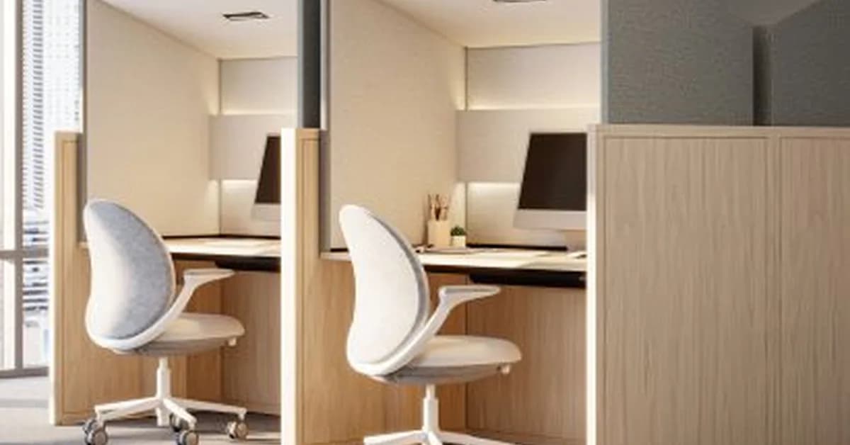 Canopy freestanding workstations by Gensler for KFI Studios