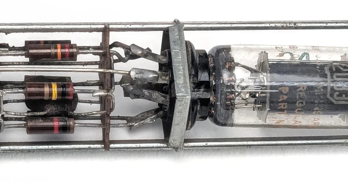 Energizing a Vacuum Tube Flip-Flop Module of the IBM 604