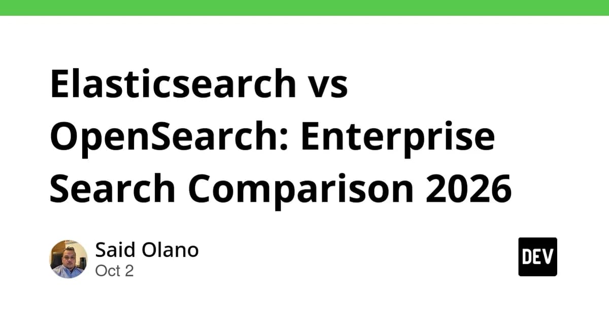 Elasticsearch vs OpenSearch: Enterprise Search Comparison 2026