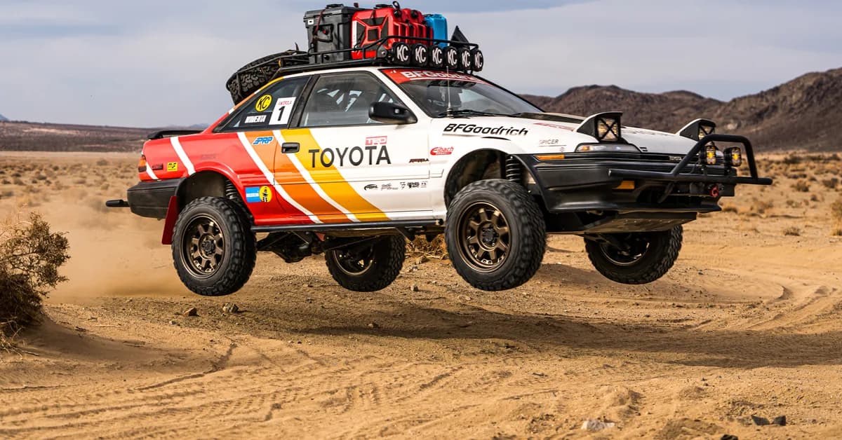 'AWDROLA' Races For Real: That SEMA-Built '89 Corolla Is Running the Mint 400
