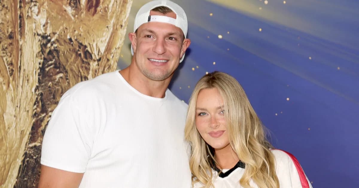 Patriots Star Rob Gronkowski and Camille Kostek Unveil Party-Ready Makeover of Backyard at Their New England Mansion