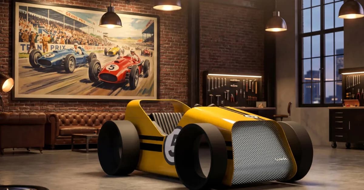 No, This Isn't a Designer Race Car Bed. It's a Designer Sim Racing Rig