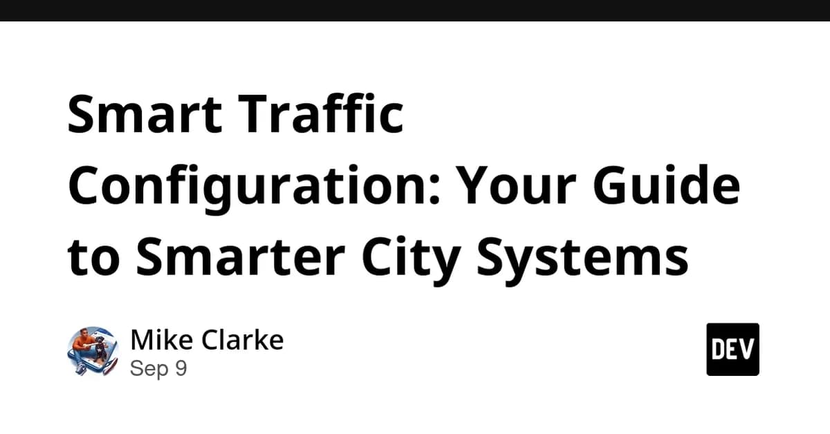 Smart Traffic Configuration: Your Guide to Smarter City Systems