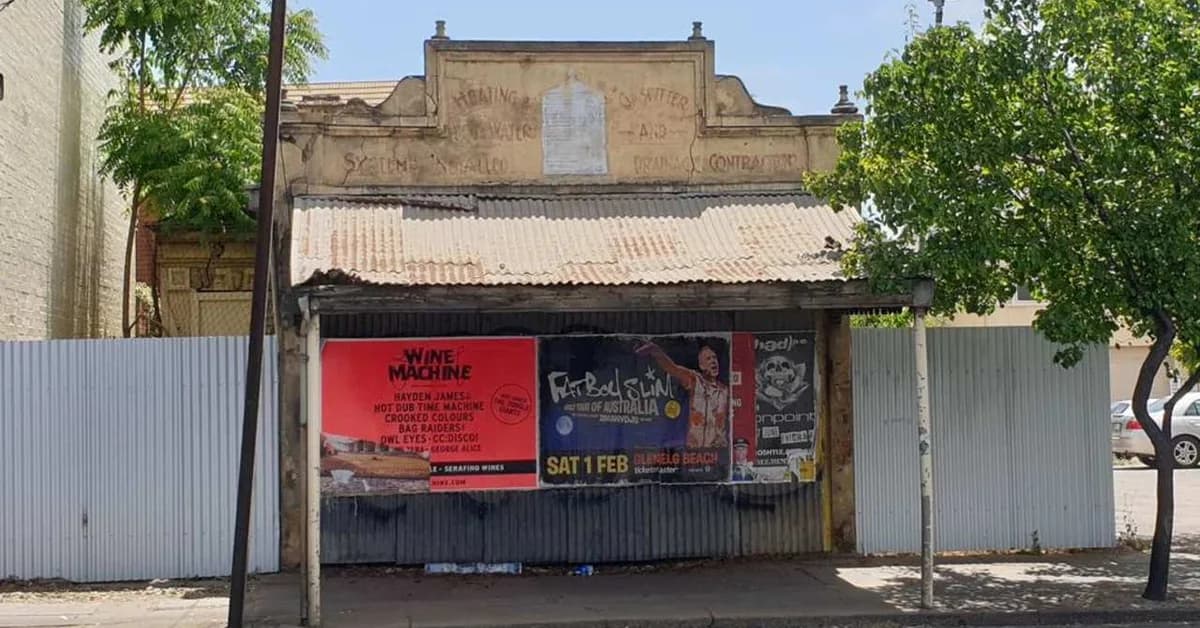 Plans lodged to restore SA's crumbling Bell's Plumbers Shop