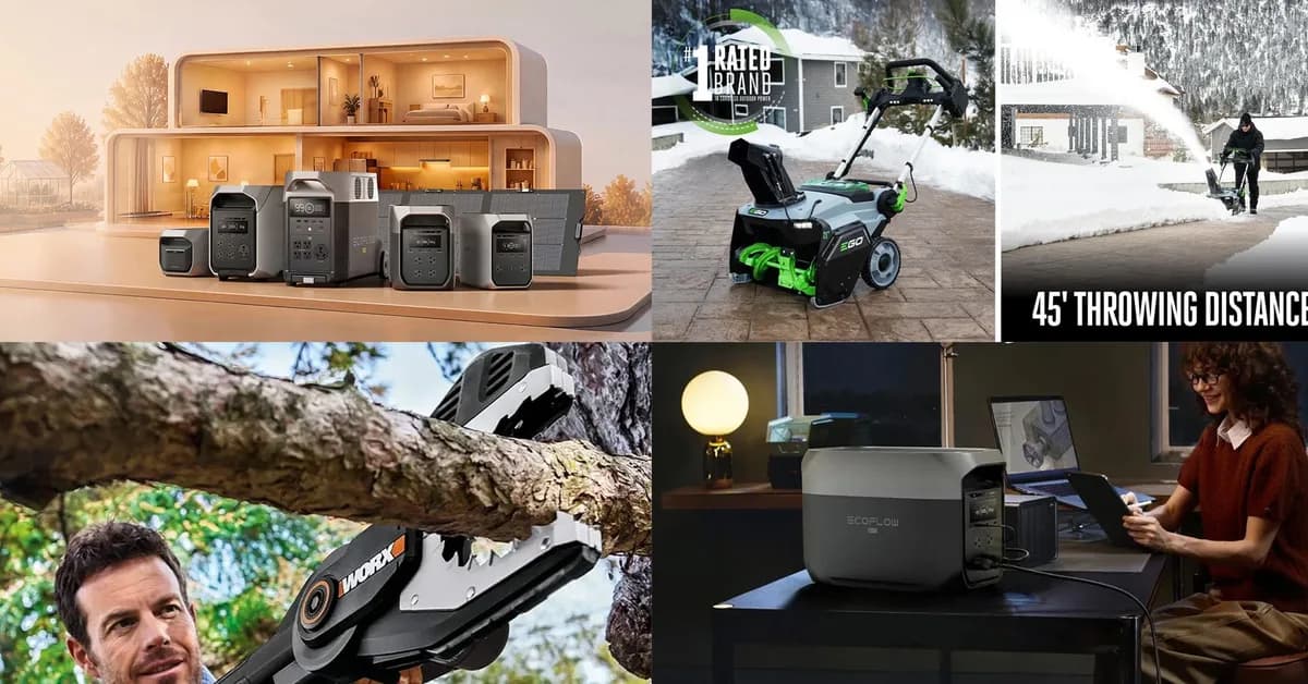 EcoFlow Early Prime Day Sale 3,072Wh DELTA Ultra Plus solar bundle $900 off, EGO snow blower bundle $949 2026 low, more