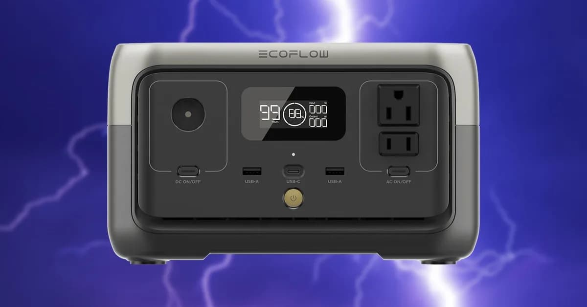 Get an Ecoflow River 2 256Wh LiFePO4 Portable Power Station for Less Than a Hundred Bucks