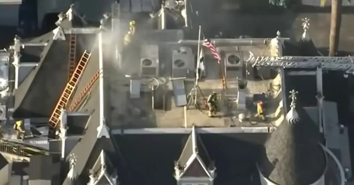 Fire Damages Iconic Magic Castle in Hollywood