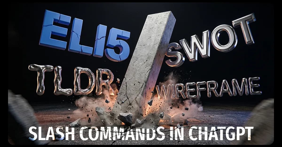 30 ChatGPT Commands That Actually Save You Hours (Tested in Real Workflows)