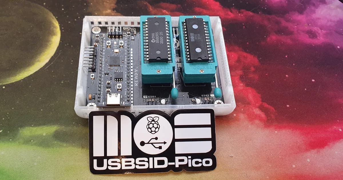 2026 Retrocomputing Challenge: USBSID-Pico has Two SIDs, Many Inputs