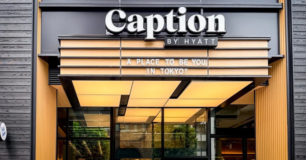 What's it like staying at Hyatt's new Caption branded hotels in Osaka and Tokyo