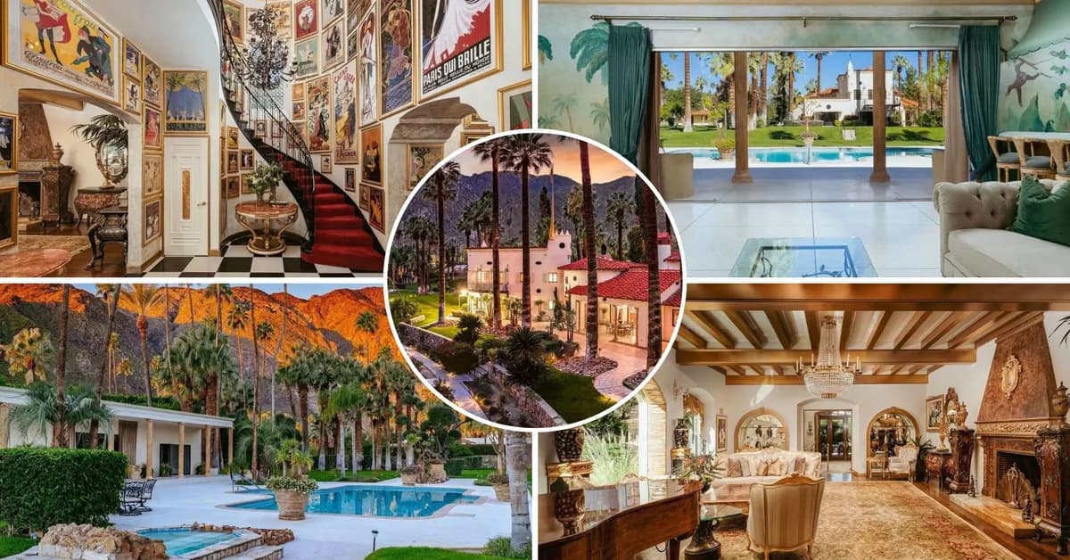 Hollywood Icon Cary Grant's 'Desert Disneyland' Hits the Market in Palm Springs for $12.7 Million