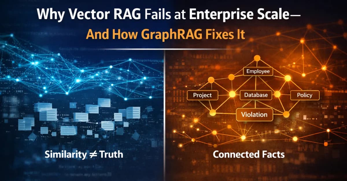 Your RAG can't answer 'why' -- GraphRAG finds what vector search misses