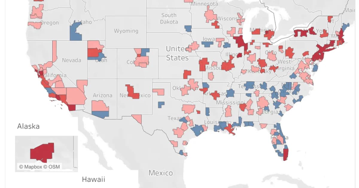 What if the housing shortage era is ending for some metros?